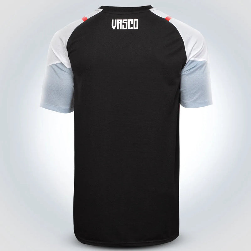 Camisa Vasco da Gama Treino 23/24 - Kappa Torcedor Masculina - Preto - Paixao de Torcedores