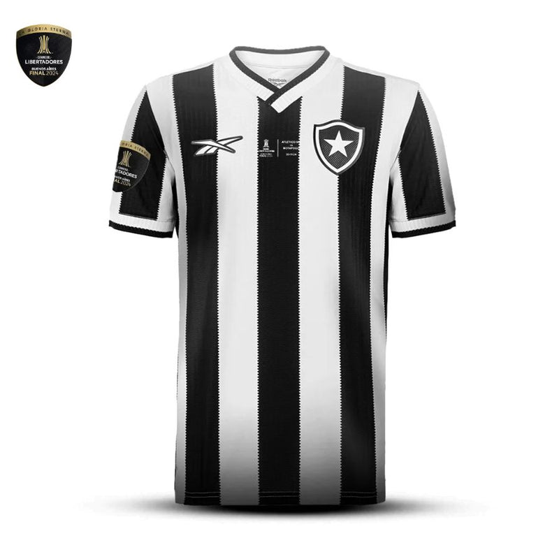 Camisa Botafogo Titular 2024/25 - Patchs Libertadores Dia do Jogo Matchday