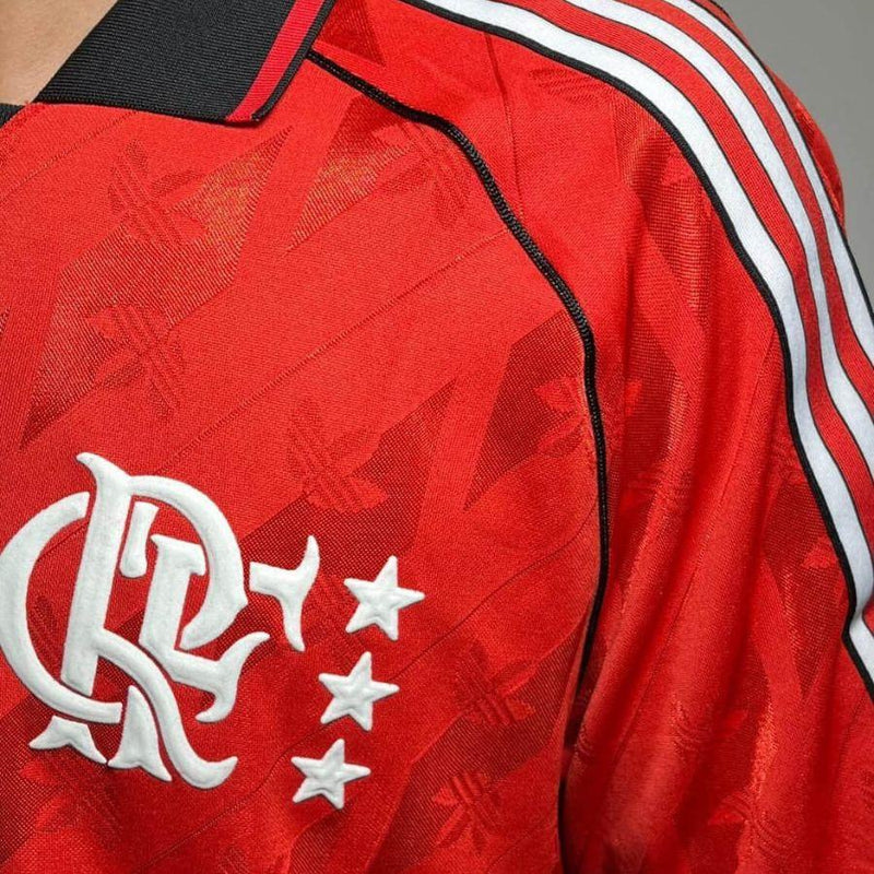 Camisa Flamengo Lifestyler 24/25 - Adidas Torcedor Masculino