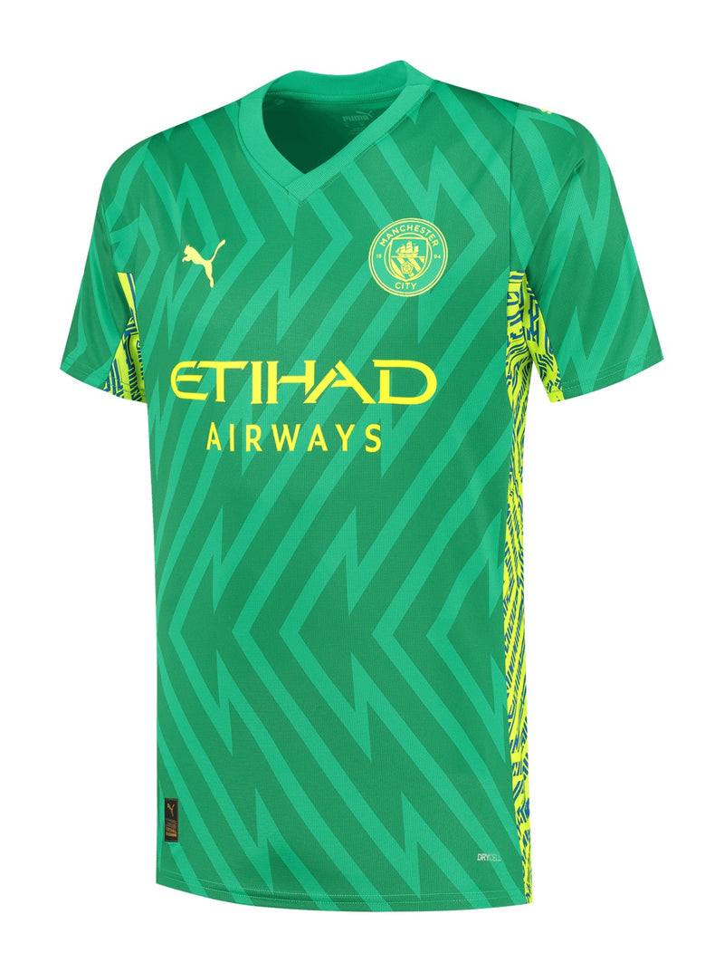 Camisa Manchester City Goleiro Verde 23/24 - Puma Torcedor Masculina - Paixao de Torcedores
