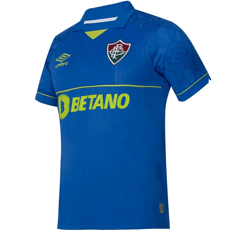 Camisa Fluminense Goleiro Azul 23/24 - Umbro Torcedor Masculina - Personalizada FÁBIO N°1 - Paixao de Torcedores