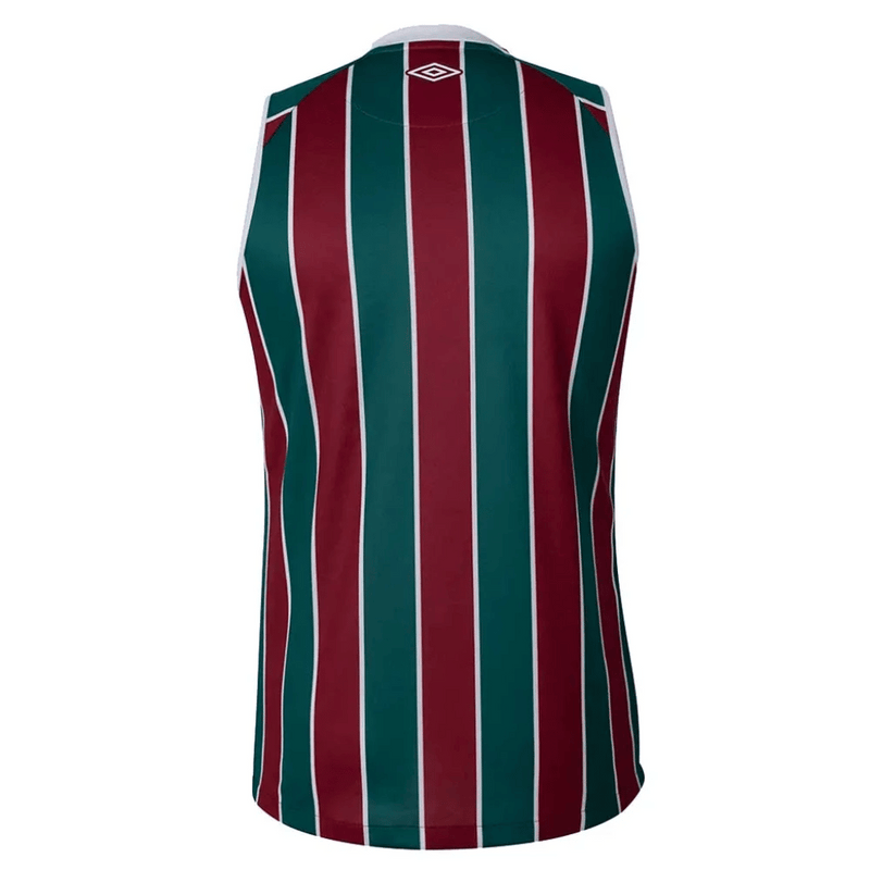 Camisa Regata Fluminense I Titular 2023-24 - Umbro Torcedor Masculina - Vinho+Verde - Paixao de Torcedores