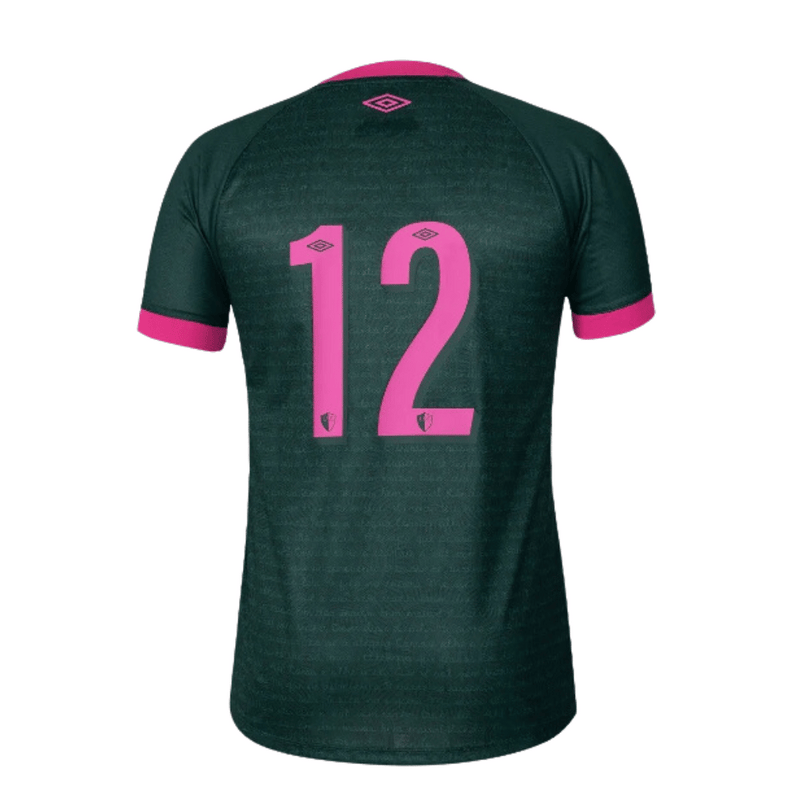 Camisa Fluminense III 23/24 - Umbro Torcedor Masculina - Personalizada MARCELO N°12 - Paixao de Torcedores