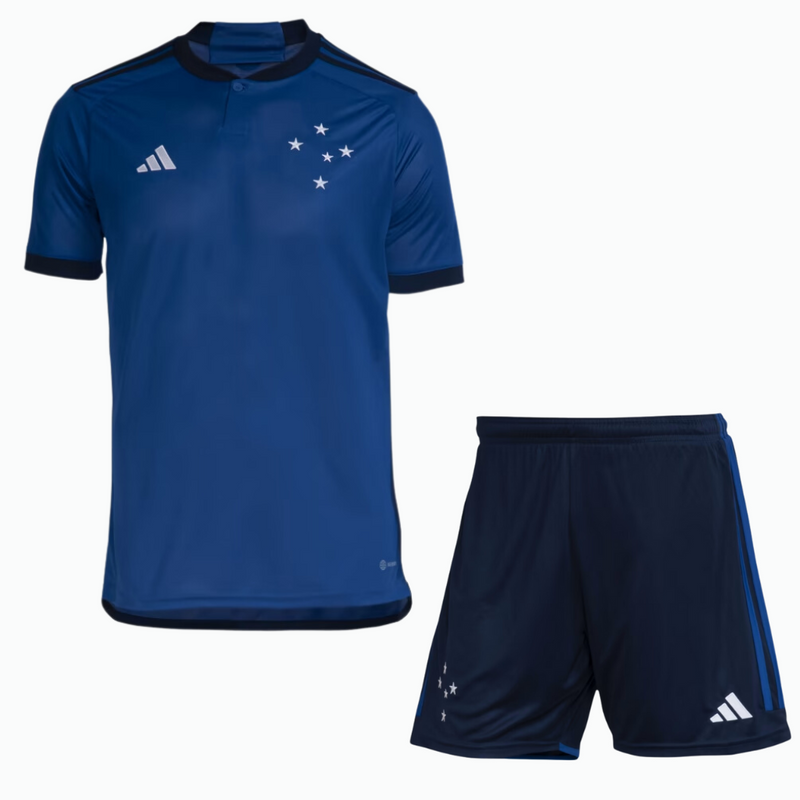 Kit Infantil Cruzeiro I 23/24 - Adidas - Paixao de Torcedores