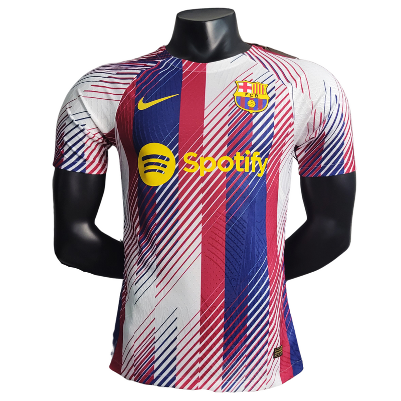 Camisa Barcelona Treino 23/24 - Nike Versão Jogador