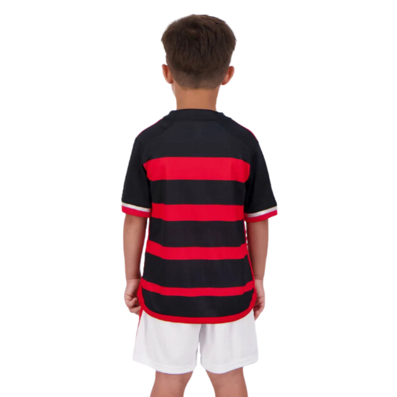 Kit infantil Flamengo Titular Uniforme 24/25 Adidas
