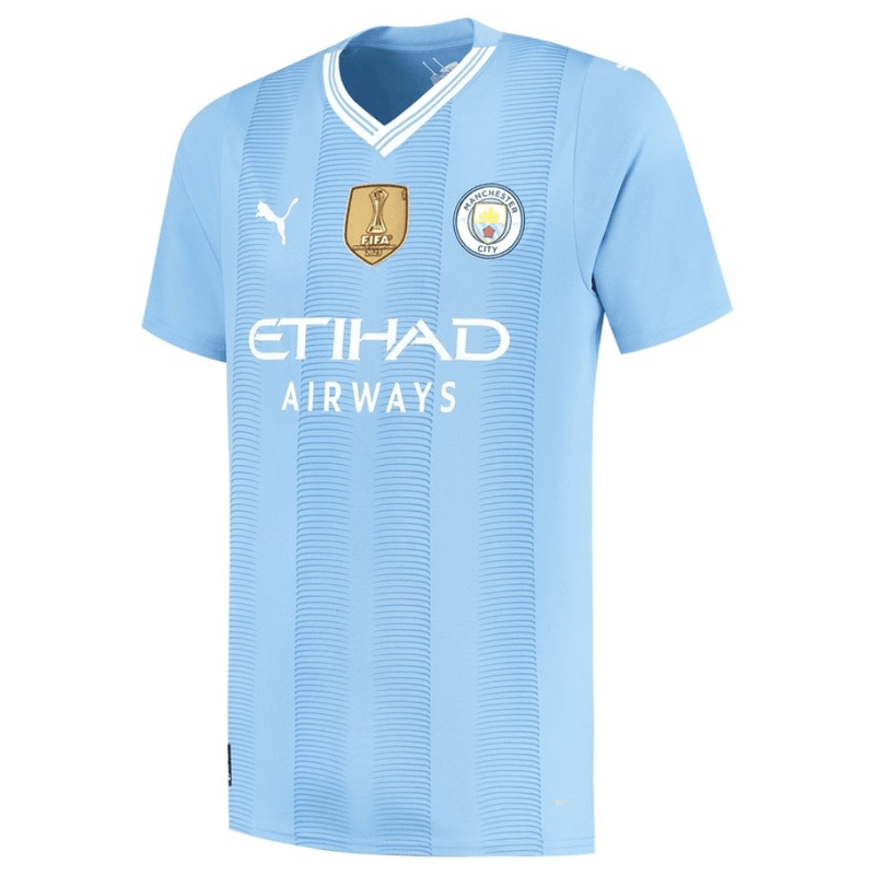 Camisa Manchester City Titular 23/24 Campeao Mundial - Puma Torcedor Masculina