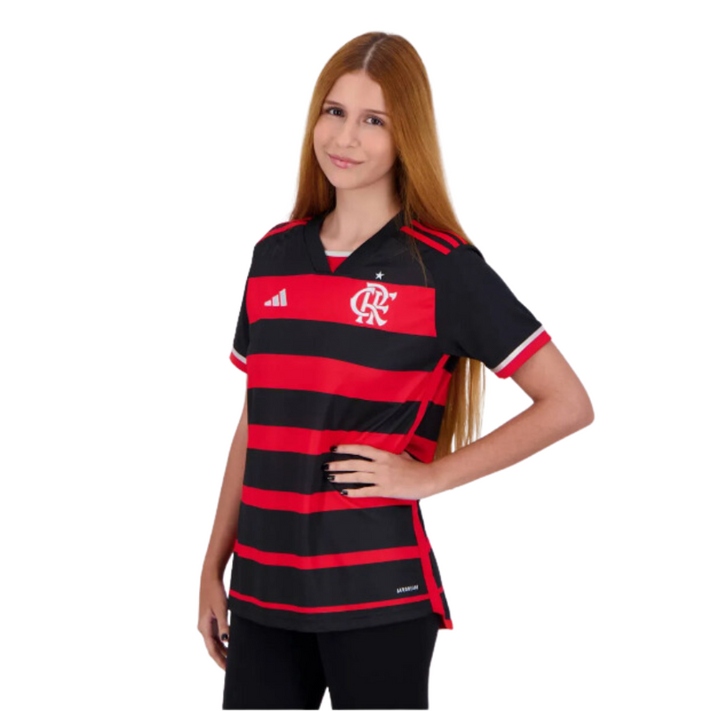 Camisa Flamengo Titular 24/25 - Adidas Torcedor Feminina