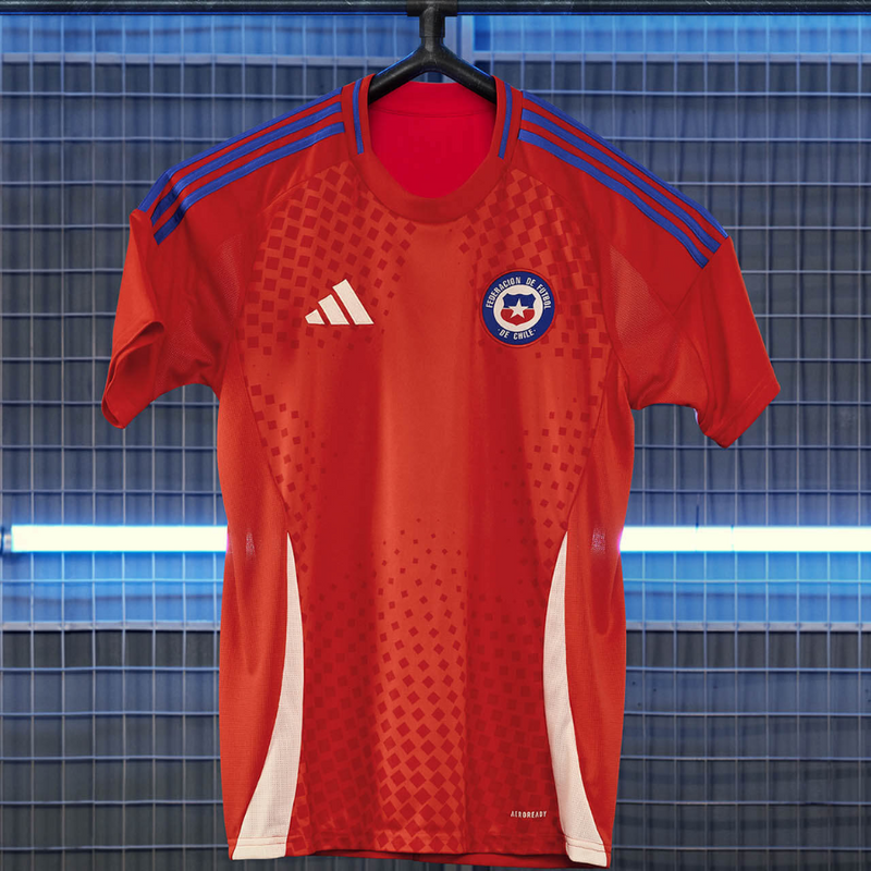 Camisa Chile Titular 24/25 - Adidas Torcedor Masculina