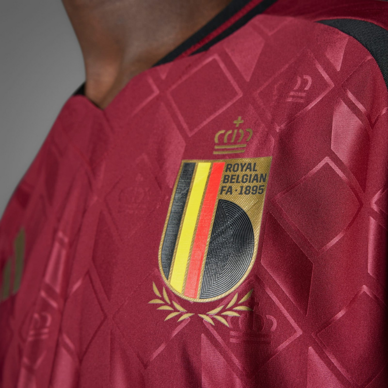 Camisa Bélgica Titular 24/25 - Adidas Torcedor Masculina