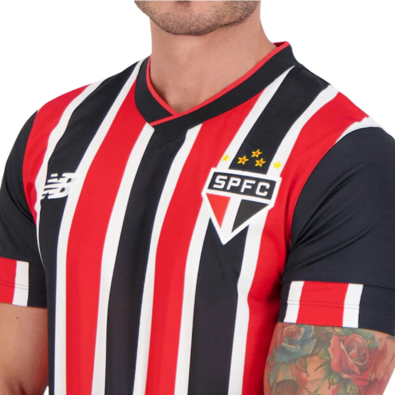Kit 3 Camisas São Paulo 2024/25 Torcedor Masculina Titular, Reserva, Pre Jogo + Brinde