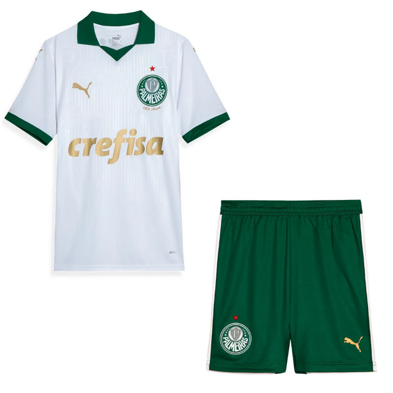 Kit infantil Palmeiras Reserva Uniforme 24/25 Puma