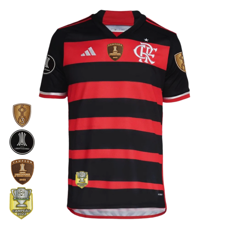 Camisa Flamengo Titular 24/25 - Adidas Torcedor Masculina