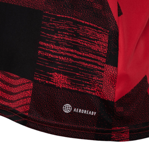 Camisa Flamengo Pre jogo 23/24 - Adidas Torcedor Masculina - Paixao de Torcedores