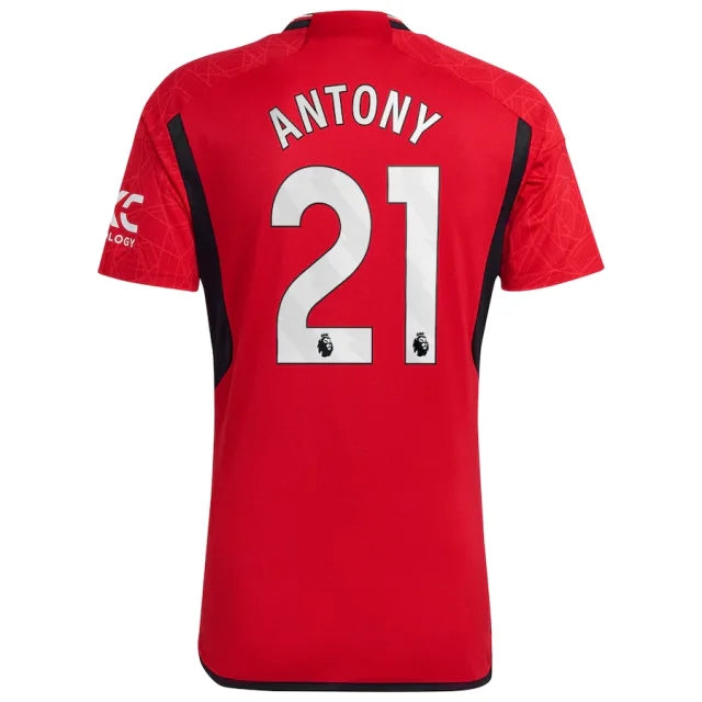 Camisa Manchester United Titular I 23/24 - Personalizada Antony N° 21 - Torcedor Adidas Masculina - Paixao de Torcedores