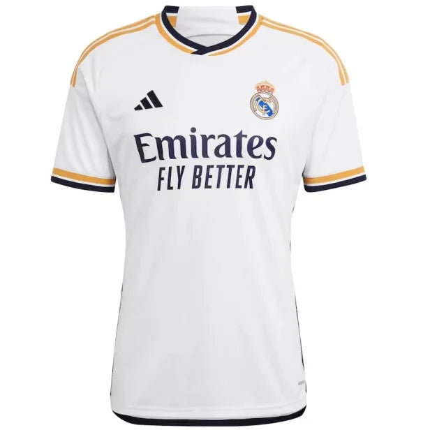 Camisa Real Madrid Titular 23/24 - Personalizada RODRYGO Nº 11 - Adidas Torcedor Masculina - Paixao de Torcedores