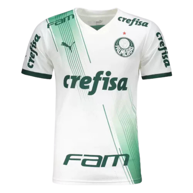 Camisa Palmeiras Home 23/24 Com patrocínios- Puma Torcedor Masculina - Verde - Paixao de Torcedores