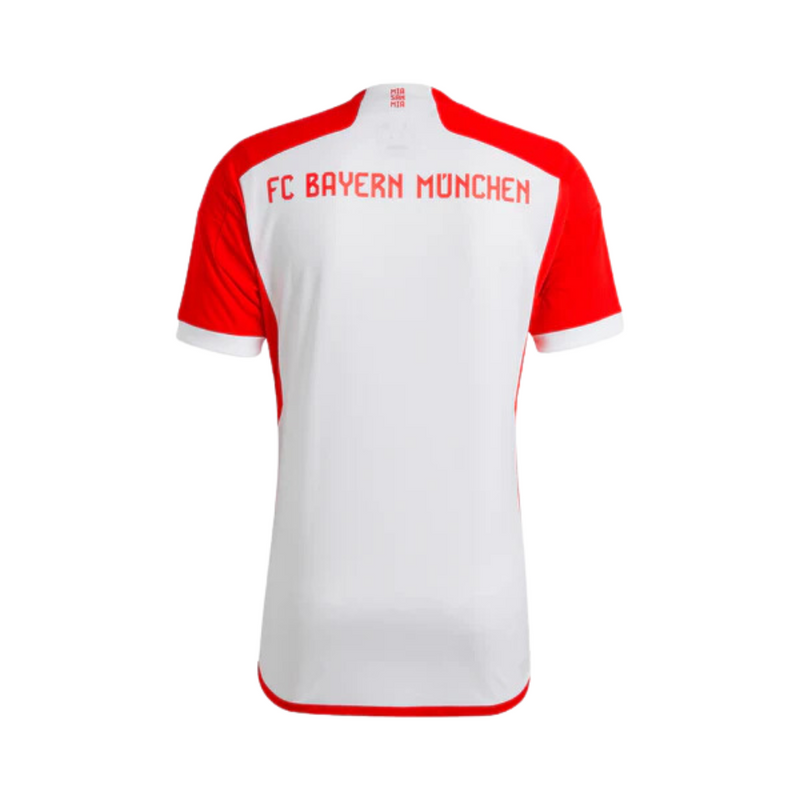 Camisa Bayer de Munchen 23/24 - Adidas Torcedor Masculina - Branco e Vermelho - Paixao de Torcedores
