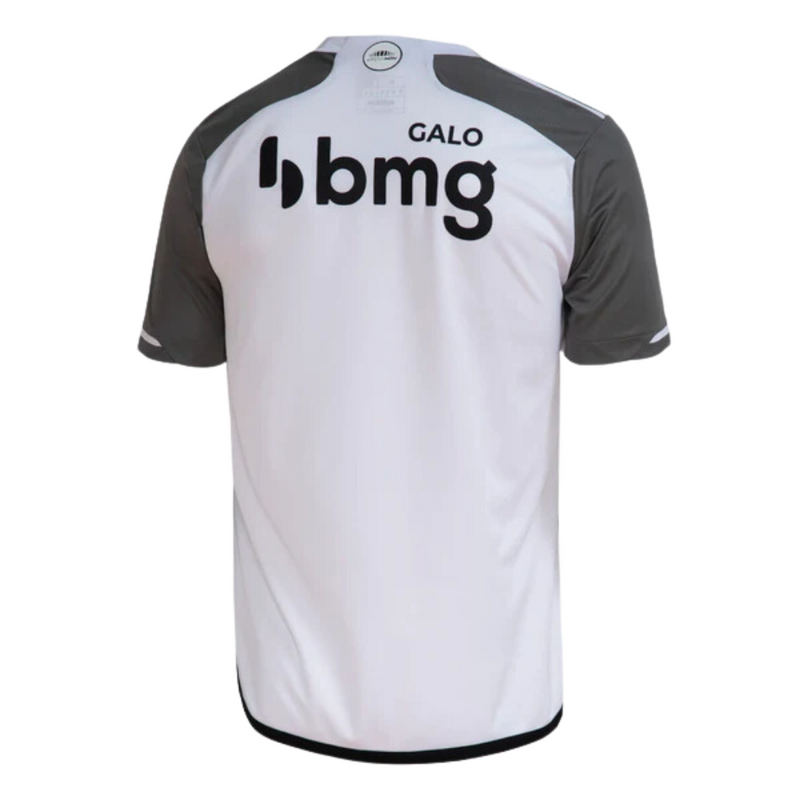 Camisa Atletico Mineiro II Reserva 23/24 - Adidas Torcedor Masculina - Branca com preto - Paixao de Torcedores