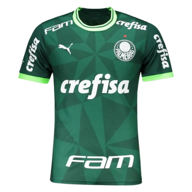 Camisa Palmeiras Home 23/24 - Adidas Torcedor Masculina - Todos os patrocinios - Paixao de Torcedores