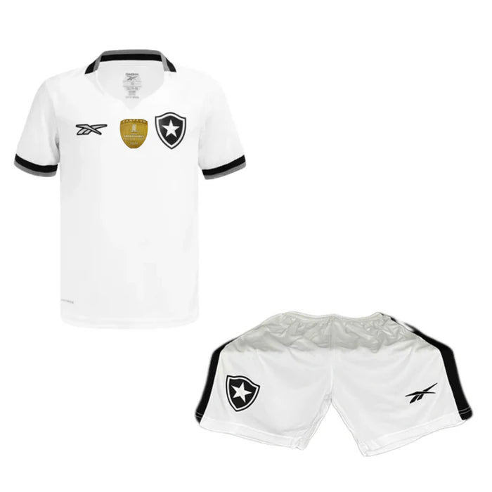 Conjunto Infantil Botafogo Terceiro Uniforme 2024/25 Reebok