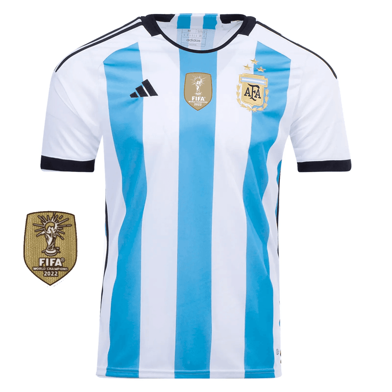 Camisa Seleção Argentina I 24/25 Azul e Branco + Patch - Adidas - Masculino  Torcedor