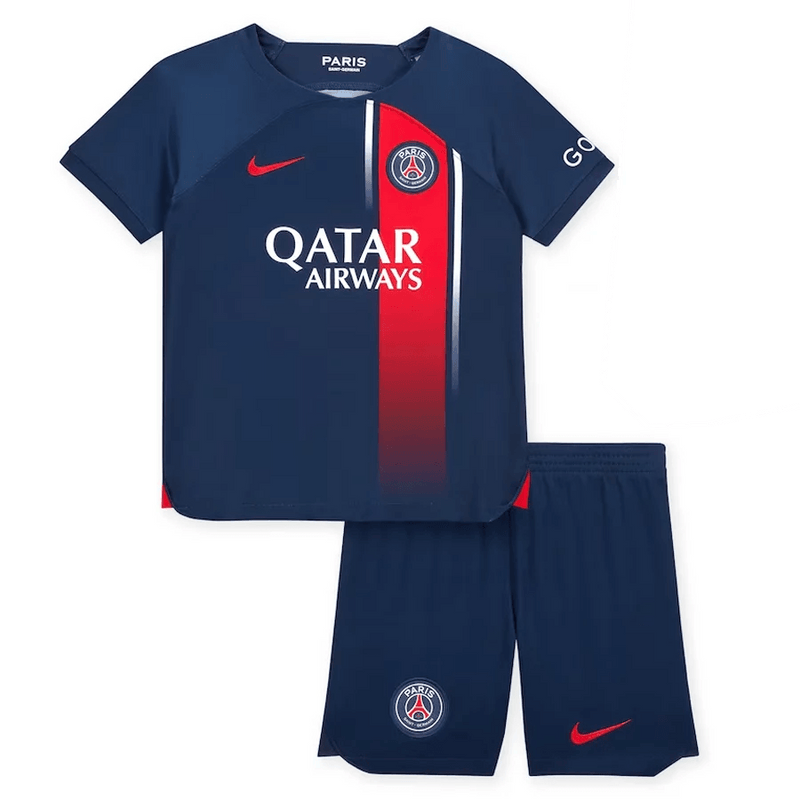 Kit Infantil PSG I 23/24 - Nike - Paixao de Torcedores