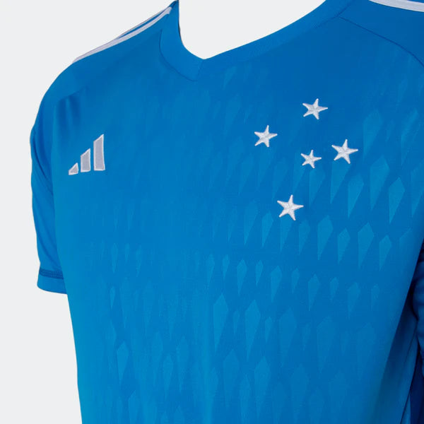 Camisa Cruzerio Azul Celeste 23/24 - Adidas Torcedor Masculina - Paixao de Torcedores