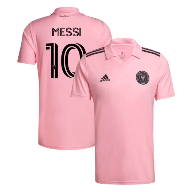 Camisa Messi Inter Miami CF Home 23/24 - Adidas Torcedor Masculina - Personalizada MESSI N°10 - Paixao de Torcedores