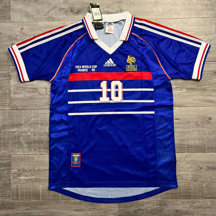 Camisa Seleção França Titular Retro 1998/98 - Adidas Torcedor Masculina