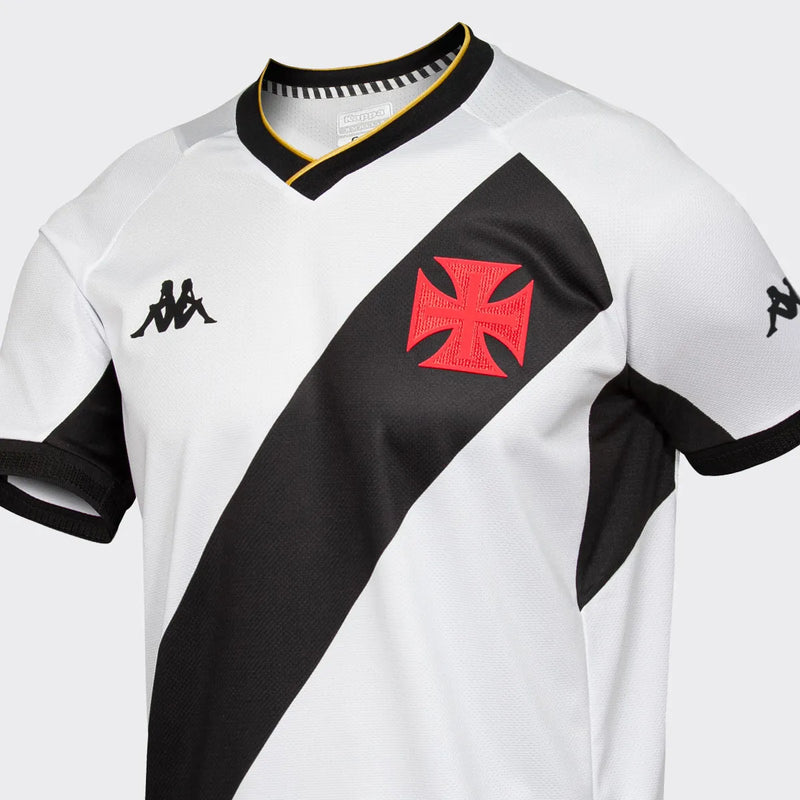 Camisa Vasco da Gama II Reserva 23/24 - Kappa Torcedor Masculina - Branca - Paixao de Torcedores