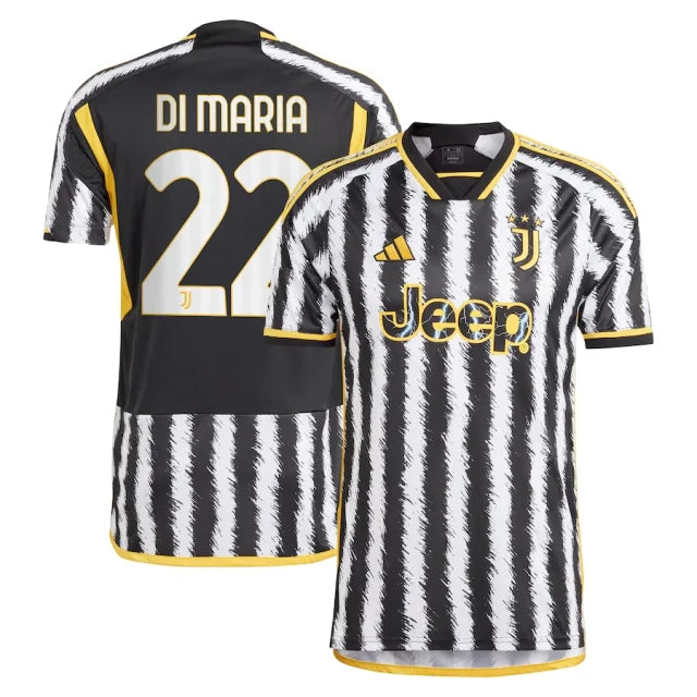Camisa Juventus I 23/24 - Adidas Torcedor Masculina Personalizada DI MARIA N° 22 - Paixao de Torcedores