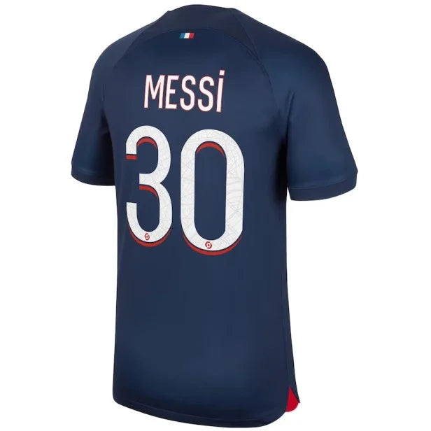 Camisa PSG Titular I 23/24 - Nike Torcedor Masculina Personalizada MESSI N° 30 - Paixao de Torcedores