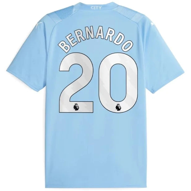 Camisa Manchester City Titular I 23/24 - Puma Torcedor Masculina Personalizada BERNARDO N°20 - Paixao de Torcedores