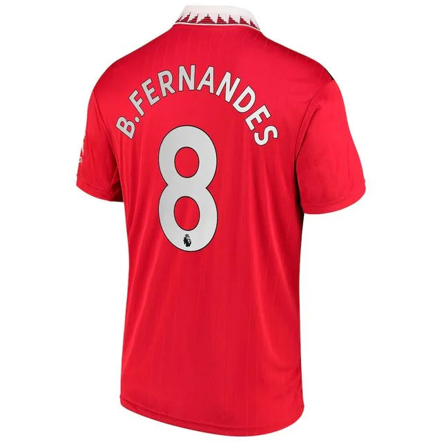 Camisa Manchester United home 22/23 - Torcedor Nike - Personalizada B.FERNANDES n° 8 - Paixao de Torcedores