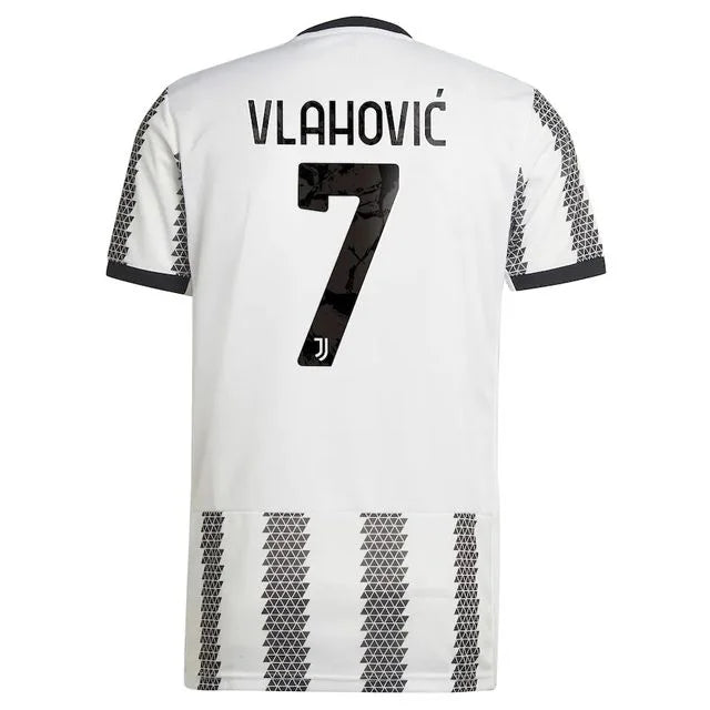 Camisa Juventus home 22/23 - Torcedor Adidas - Personalizada Vlahovic n° 7 - Paixao de Torcedores