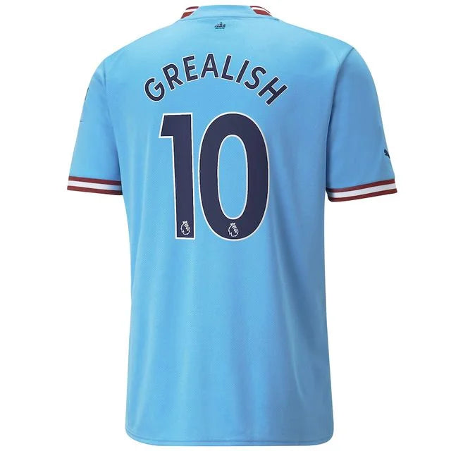 Camisa Manchester City home 22/23 - Torcedor Nike - Personalizada Grealish n° 10 - Paixao de Torcedores