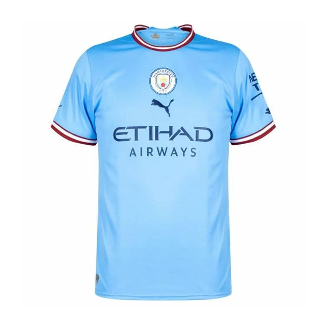 Camisa Manchester City home 22/23 - Torcedor Puma  - Personalizada Haaland  n° 9 - Paixao de Torcedores