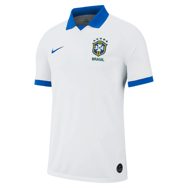 Camisa Seleção Brasileira Copa América 1920 Torcedor Nike Masculina - Branco - Paixao de Torcedores