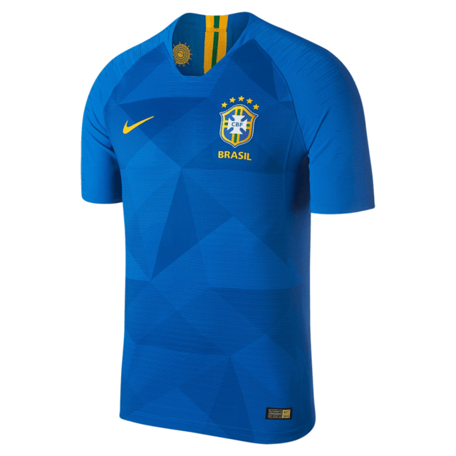 Camisa Retrô 2018 Seleção Brasileira II Nike Masculina - Azul - Paixao de Torcedores