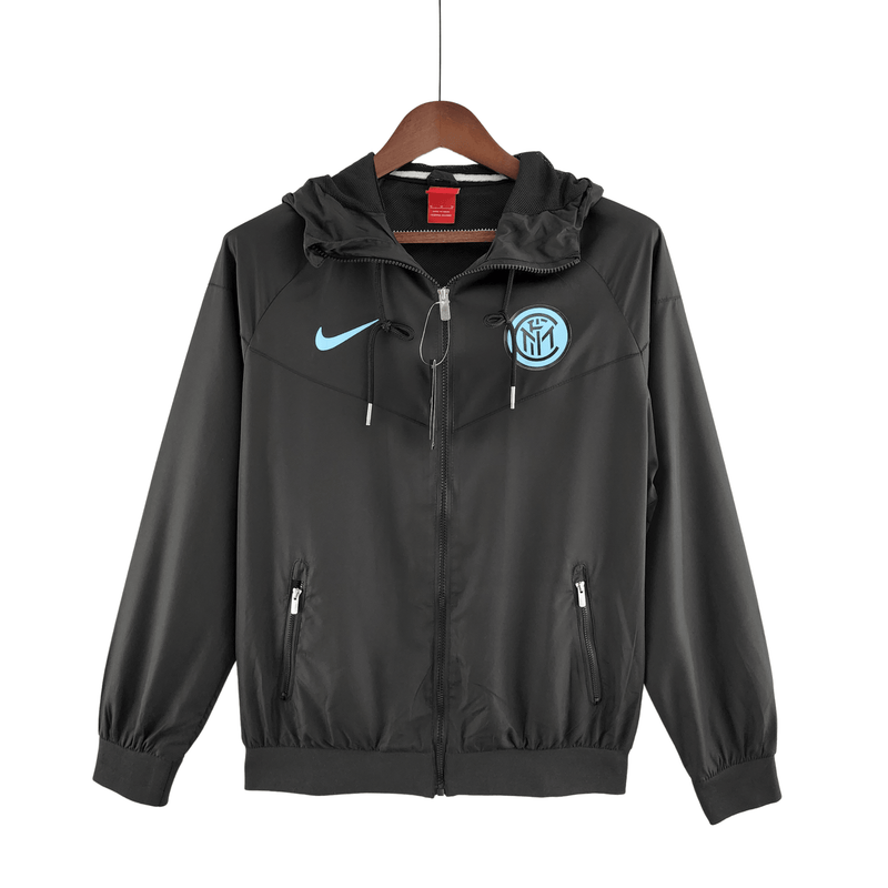 Corta Vento Inter de Milão  preto Nike 2022 - Paixao de Torcedores