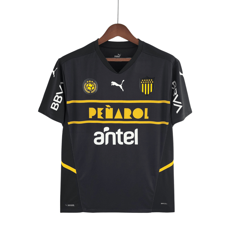 Camisa Peñarol Third  2223 Torcedor Puma Masculina - Preto e Amarelo - Paixao de Torcedores