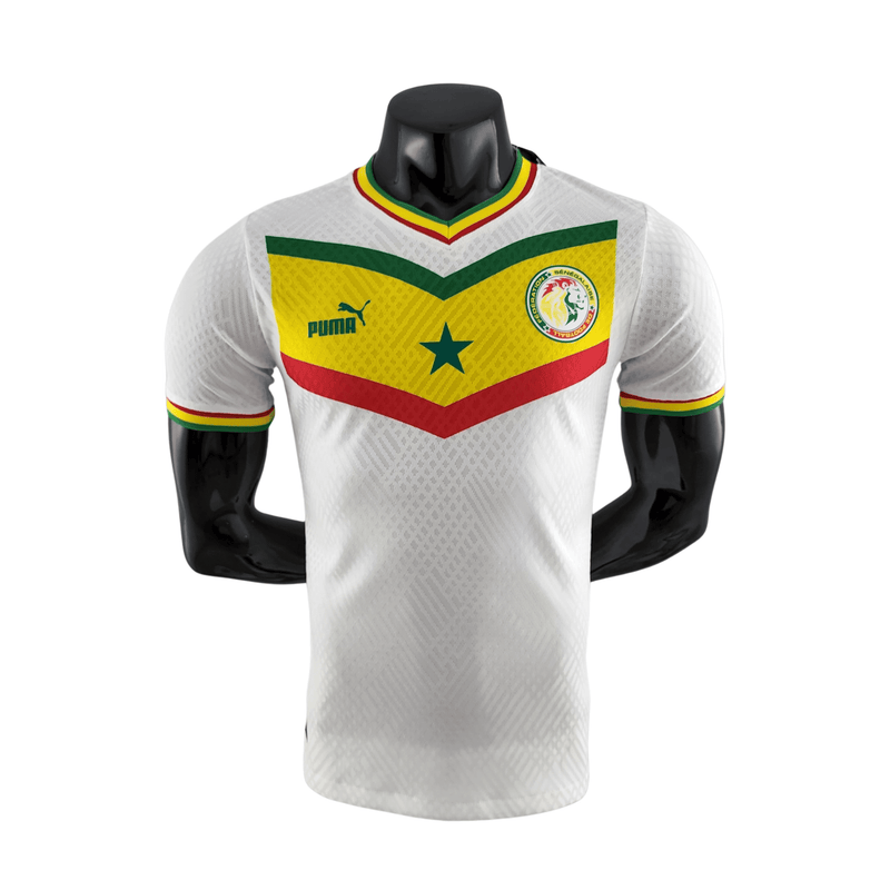 Camisa Senegal Home 22/23 Versão Jogador Puma Masculina - Branco - Paixao de Torcedores
