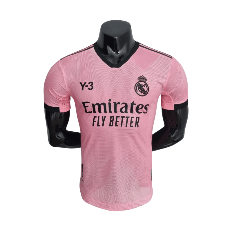 Camisa Real Madrid Y-3 Rosa 22/23 Versão Jogador Adidas Masculina - Paixao de Torcedores