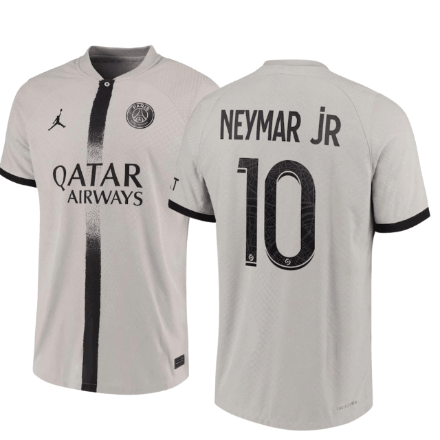 Camisa PSG away 22/23 - Torcedor Jordan  Nike - Personalizada Neymar JR   n° 10 - Paixao de Torcedores