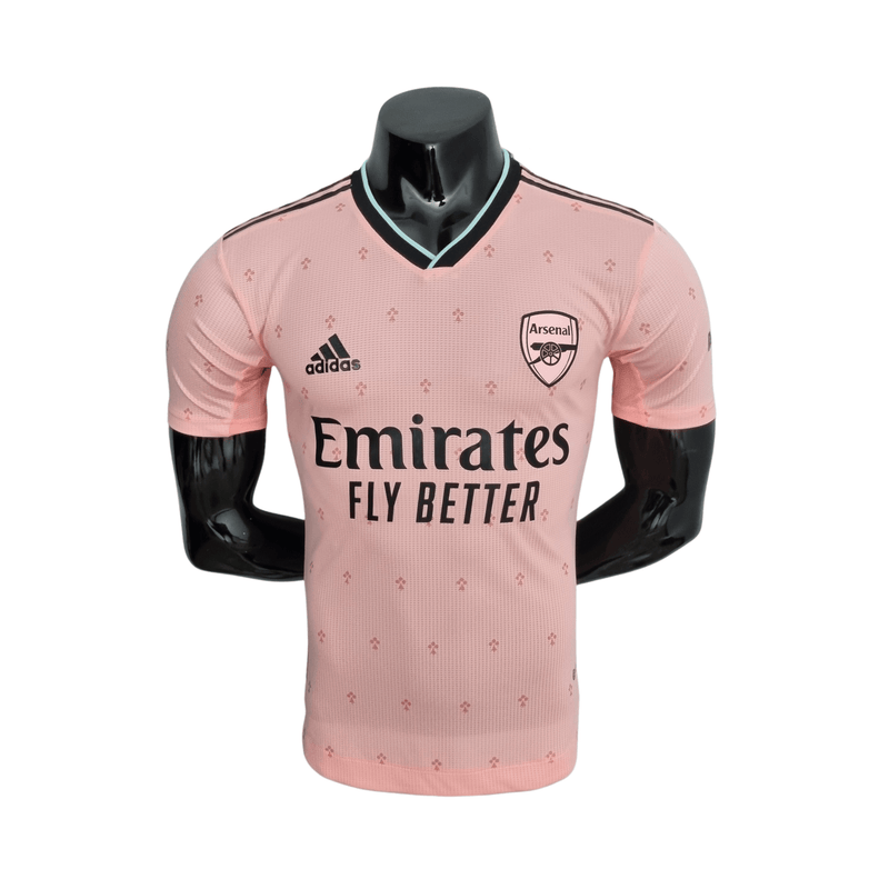 Camisa Arsenal Third 22/23 Versão Jogador Adidas Masculina - Rosa - Paixao de Torcedores