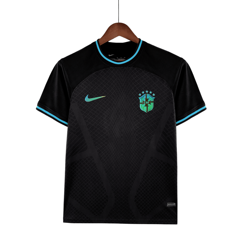 Camisa Brasil Conceito Black 2022 - Nike Torcedor Masculino RUMO AO HEXA - Paixao de Torcedores