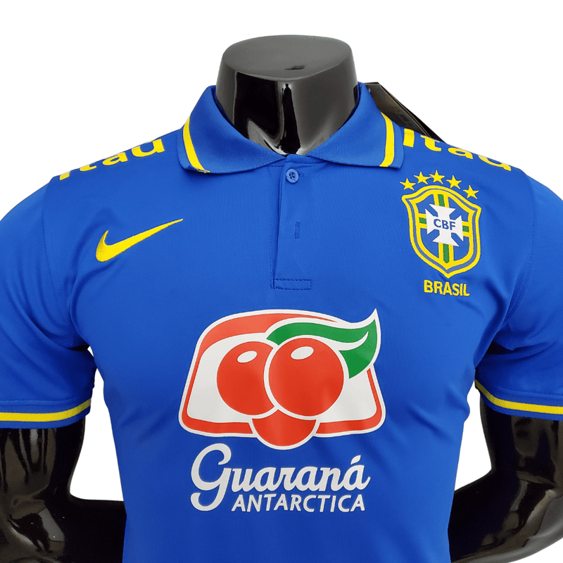 Camisa Polo Brasil Azul Nike - Paixao de Torcedores