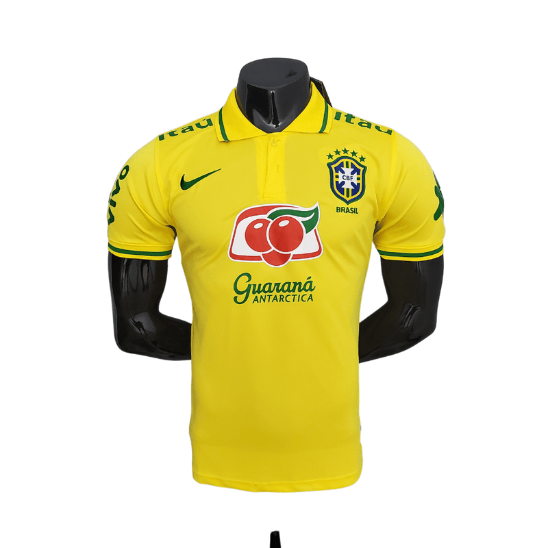 Camisa Polo Brasil Amarela Nike - Paixao de Torcedores