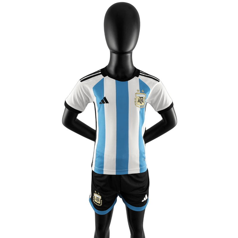 Kit infantil Argentina Home 2022/23 Adidas - Paixao de Torcedores